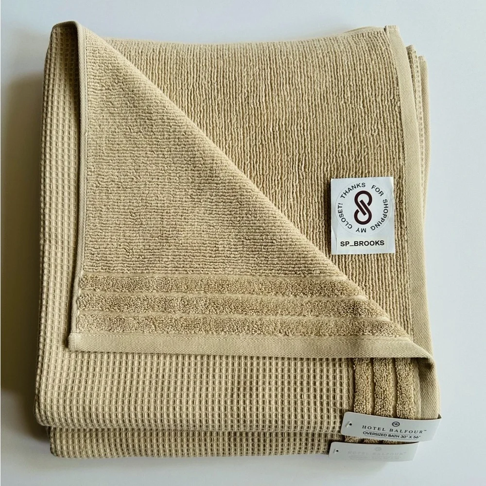 🎁Hotel Balfour Oversized Bath Towel Set - 9 Pieces - Truelinen